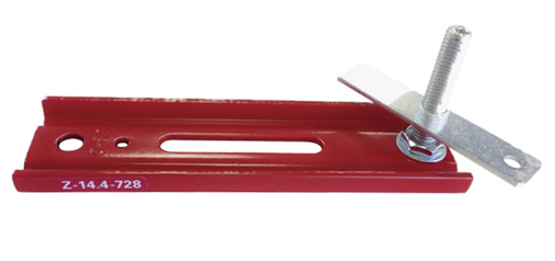 
Bild 4: Fenstermontagekonsole mit allgemeiner bauaufsichtlicher Zulassung [10]
