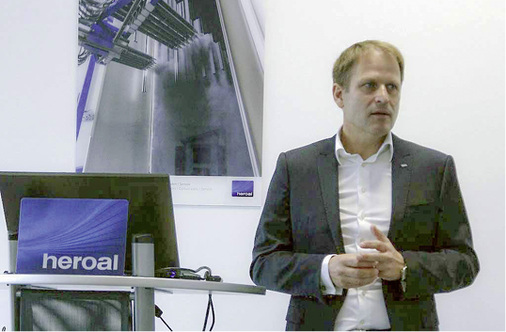 



Konrad Kaiser, Geschäftsführer bei heroal, stellte die neue Qualitätsstraße vor.
