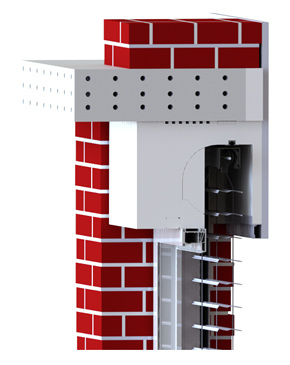 



Der Raffstore wird mehr und mehr im Mauerwerk integriert.
