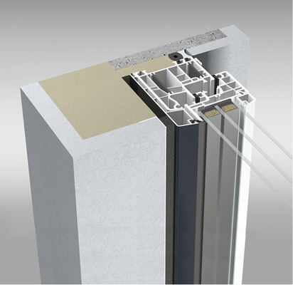 



Einbaubeispiel des energeto 5000 view in einer Fassade mit WDVS
