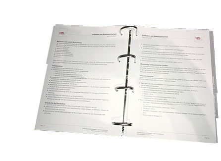 



Unterteilt in mehrere Kapitel werden die Themen zur Arbeitssicherheit zusammen mit Formularen und Checklisten leicht verständlich aufbereitet.
