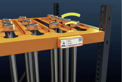 
Bei pushLOG wird die Nachbestellung per Knopfdruck direkt am Lagerregal ausgelöst. Das macht pushLOG u. a. zu einer idealen Lösung für Artikel wie Profile und Beschläge.
