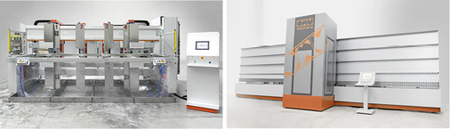 



Auf der Vitrum präsentiert OMV Vismara eine Reihe von Glasbearbeitungsmaschinen, wobei die Besucher unter anderem auch eine neue Bohr- und Fräs-Anlage begutachten können.
