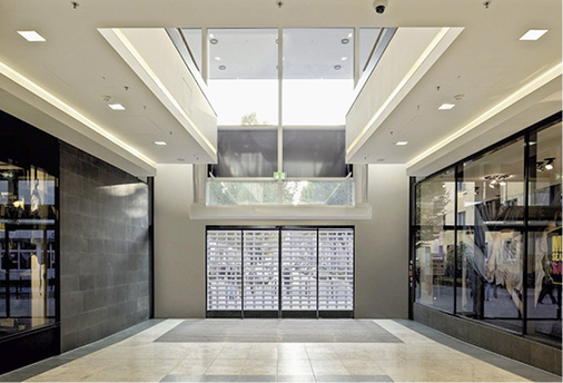 



Einbausituation der Automatik-Schiebetürkombination
