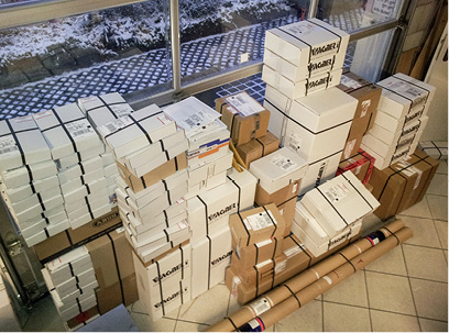 



Viele Pakete verlassen täglich den Firmensitz in Würzburg-Gerbrunn.
