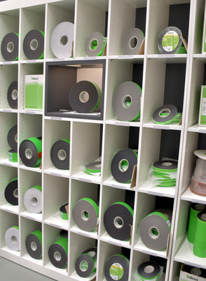 Ein Ausschnitt aus dem Dichtband-Portfolio von Illbruck