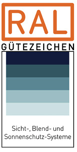 <p>
</p>

<p>
RAL Gütezeichen Sicht-, Blend- und Sonnenschutzsysteme
</p> - © RAL

