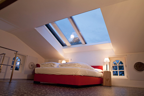 Panoramafenster mit verschiebbaren Flügeln