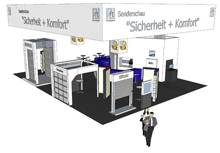 



Im Mittelpunkt der Sonderschau steht die Präsentation von Sicherheits- und Qualitätsmerkmalen automatischer Türen und Tore.
