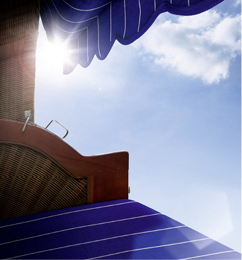 



Die swela-Markisentücher haben den höchsten UV-Schutz. Das Hightech-Gewebe besteht aus leichtem und feinem Polyestergarn.
