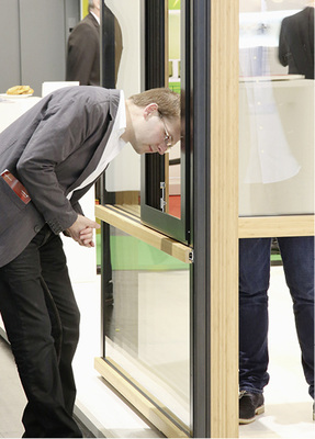 



Sind ein wichtiger Bereich im Messerepertoire: Holzfensterlösungen der Hersteller und Systempartner. 
