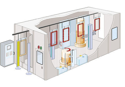 <p>
</p>

<p>
Automatische Fensterlackieranlage Kontur V.4
</p> - © Foto: Reiter

