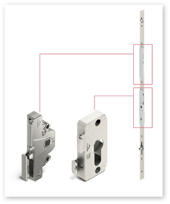 



Die neue Drehkipp-Generation „Roto NX“ punktet u. a. durch ein innovatives Hochdornmaßgetriebe. Durch die Entkopplung von Stulp und Getriebekasten ab Dornmaß 25 sinke die Artikelzahl bei gleichzeitig individueller Konfiguration der Bauteile. 
