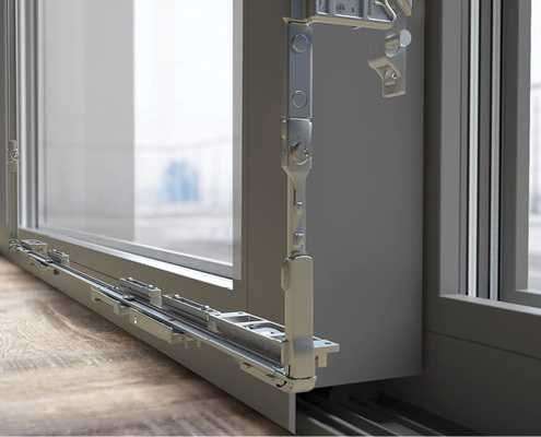 



Laufwagen und untere Führung inkl. Verriegelung des Atrium Move
