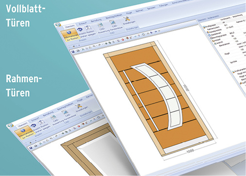 <p>
</p>

<p>
Der Klaes TürDesigner für Haus- und Zimmertüren aus Rahmen- und Vollblattkonstruktionen in allen Materialarten
</p> - © Klaes

