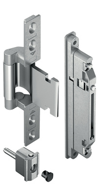 
Das neue, verdeckt liegende Türband Roto „Solid C 7.140“ für Aluminium-Haustüren mit selbstschmierender Buchse: wartungsfrei, einfach zu montieren, zentral zu verstellen.



