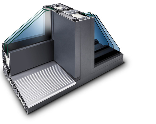 
Der Mittelsteg der neuen HST 77 im Detail mit gut erkennbarem schmalen Rahmen und flügellosem Festteil. 



