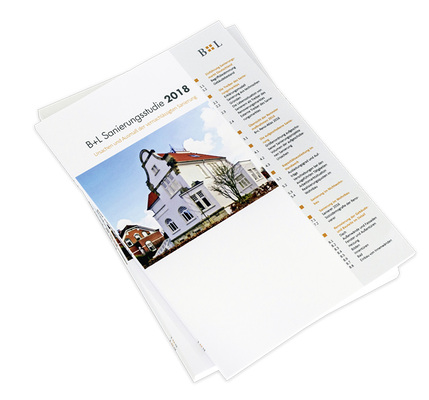 



Die B+L Sanierungsstudie untersucht seit 2010 den Markt für Sanierungen und Renovierungen in Deutschland. Durch die Untersuchung verschiedener Aspekte bietet die Studie einen umfassenden Blick auf das Thema. Neben dem Gesamtvolumen der Sanierung und den durchgeführten Maßnahmen, werden wesentliche Kennziffern zu Gebäuden, Sanierern und Entscheidungsprozessen dargestellt.
