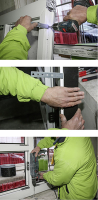 



Eine sichere Absturzsicherung bietet das Vorwandmontage-System durch die Montage mit der FX760 Absturzsicherungslasche aus verstärktem, feuerverzinktem Stahl.
