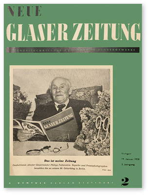<p>
Das Januar-Heft der GLASWELT-Vorgängerin zeigt im Jahr 1950 Philipp Falkenstein, den ältesten Glaser Deutschlands bei der Lektüre des Fachmagazins. Wer ist heute sein Nachfolger?
</p>

<p>
</p> - © Foto: GLASWELT Archiv / dpa

