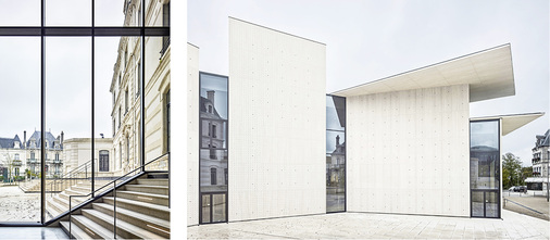 



Das Fassadensystem forster thermfix vario wurde im Eingangsbereich des „Signe“ eingesetzt Wie ein überdimensionales Kartenhaus präsentiert sich der Erweiterungsbau des „Signe“ in der Außenansicht.
