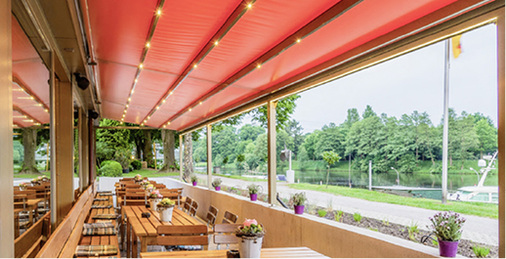 



Die Integration von LED-Strahlern und Heizelementen kann die Verweildauer der Gäste am Abend erheblich erhöhen.
