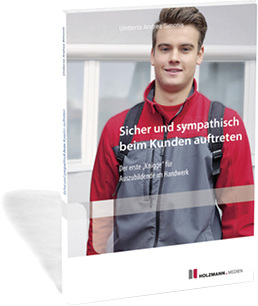 <p>
Der aktuelle Ratgeber zum Thema: Umberta Andrea Simonis: „Sicher und sympathisch beim Kunden auftreten“; 4. Auflage Juni 2018, 17,80 Euro; 

<a href="http://www.holzmann-medienshop.de" target="_blank" >www.holzmann-medienshop.de</a>

</p>