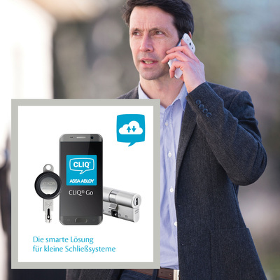 Mit CLIQ Go lässt sich die Schließanlage über die Cloud verwalten.