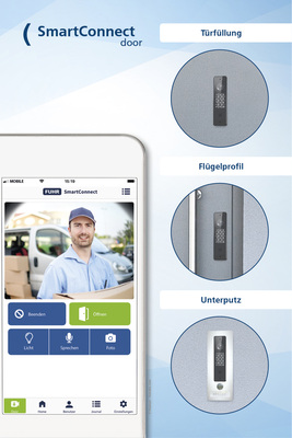 Die smarte FUHR Video-Türsprechanlage SmartConnect door. Mehr Sicherheit für jeden Anwender. - © Carl Fuhr Gmbh
