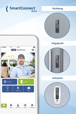 Die smarte FUHR Video-Türsprechanlage SmartConnect door. Mehr Sicherheit für jeden Anwender.