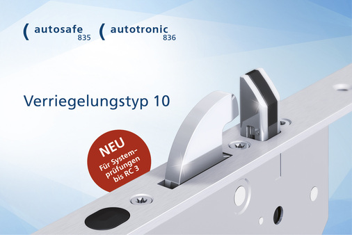 Automatik-Verriegelungen mit DuoSecure-Auslösetechnik. Garantiert sicher, immer automatisch verschlossen.