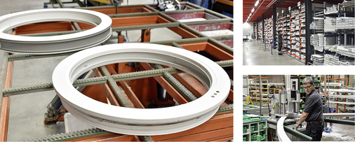 



Das Produktprogramm umfasst die gesamte Palette der Sonderfenster und -türen vom einzelnen Bogen bis zu großflächigen Bauelementen. Ein wichtiger Bestandteil dieses Produktangebotes ist das umfassende Profillager, in dem alle gängigen Profilsysteme enthalten sind. 
