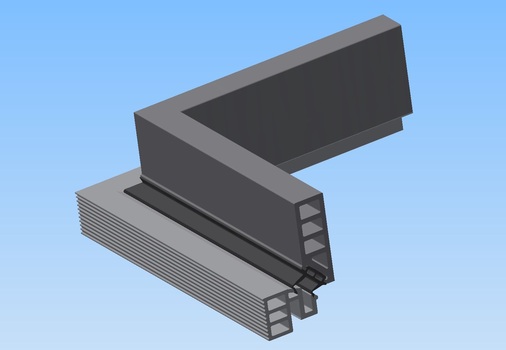 Speziell für den Jumbo-Dachklappflügel entwickelte Trelleborg ein sogenanntes Rahmenprofil, eine Mitteldichtung und ein Flügelaufnahmeprofil.