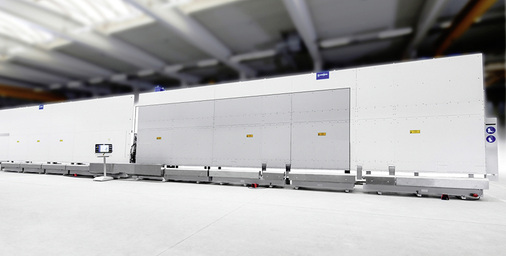 



XXL im Messe-Fokus: Kürzlich hat Bystronic glass die größte ISO-Linie der Welt für bis zu 18 m lange Gläser ausgeliefert.
