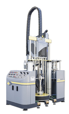 <p>
</p>

<p>
Radiant-841 ist ein 2-Komponenten-Extruder für Polysulfid- und Polyurethan-Dichtstoffe.
</p> - © Technoglass

