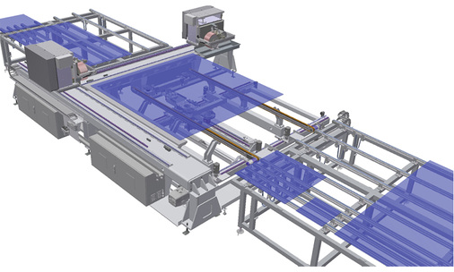 



Mit dem Glas-Platten-Drehsystem lassen sich Formate bis 2700 × 2700 mm schnell drehen und positionieren.
