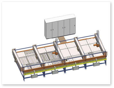 <p>
</p>

<p>
Schemabild der überarbeiteten Spiegelbelegeanlage
</p> - © Klöpper GmbH

