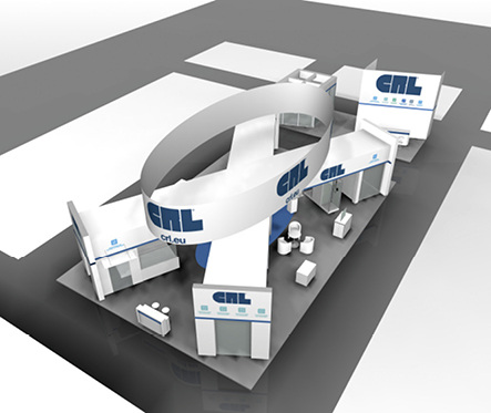
Der CRL-Stand teilt sich in vier Themenfelder auf: Türen-Ínnenausbau, Bad, Geländer-Vordach, Werkstatt-Baustelle.



