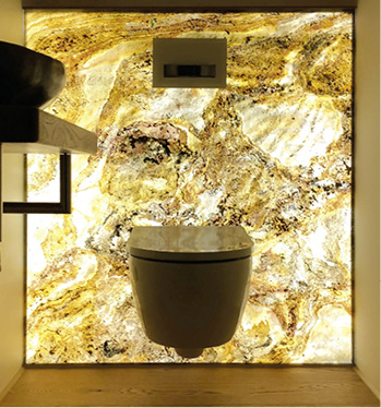 



Heute ist mit den Flächenlicht-Systemen von Kuzman selbst die Beleuchtung von Stein möglich.
