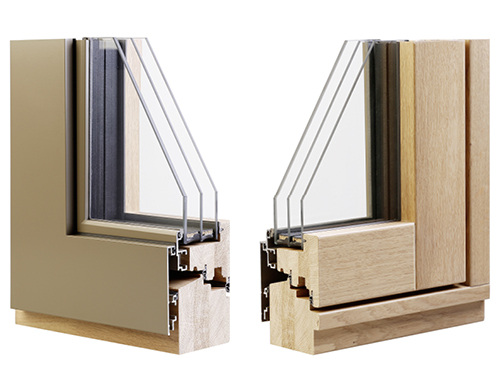 



Die Produktpalette umfasst neben den PVC-Elementen Holzfenstersysteme, klassische, flächenversetzte Holz-Aluminium-Lösungen sowie innen und außen flächenbündige Ausführungen, verarbeitet mit völlig verdeckt liegender Beschlagtechnik.
