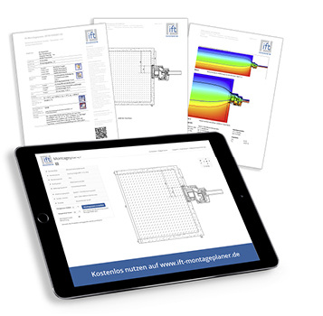 
Der ift-Montageplaner führt die notwendigen Berechnungen für die Kräfte am Befestigungspunkt durch und ist kostenlos verfügbar.(

www.ift-montageplaner.de/ift/

) 



