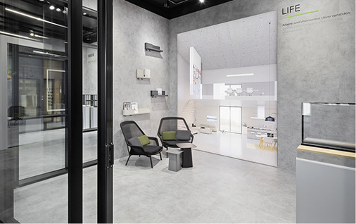 <p>
</p>

<p>
Schüco Showroom Frankfurt am Main: Themenstudio Life
</p> - © Foto: Schüco

