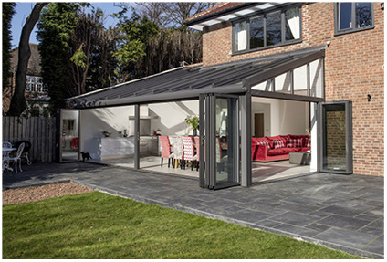 



Mit vielen Detaillösungen, die feinstens aufeinander abgestimmt sind, sorgt Solarlux für einen äußerst wohnlichen Wintergarten.
