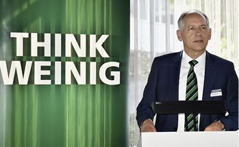 
Der Weinig-Vorstandsvorsitzende Wolfgang Pöschl auf der Pressekonferenz



