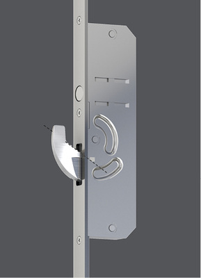 



Weniger Auflage für Einbruchwerkzeuge – die überarbeitete Kontur des Schwenkhakens sorgt für ein hohes Maß an Sicherheit.
