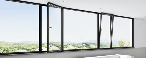 



Das neue Fenstersystem AWS 75 PD.SI ist für Lochfenster und Fensterbänder geeignet und u. a. in die Fassadenkonstruktion FWS 35 PD integrierbar. 
