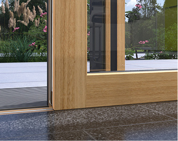 



Die Bodenschwelle Eco Pass Sky axxent macht mit ihrer ebenerdigen Null-Barriere-Schwelle einen Durchgang nach draußen ganz ohne Schrägen möglich.
