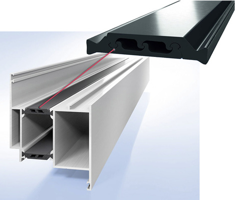 



Das schubfreie insulbar Isolierprofil gleicht in Türen die temperaturbedingte, unterschiedliche Längenausdehnung der Aluminiumschalen aus und bietet zugleich eine hohe Querzugfestigkeit.
