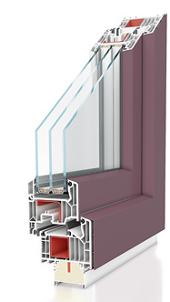 



Die neuen Kunststofffenster von Wisniowski werden auf Wunsch mit speziellen, farbig lackierten Aluminiumblendrahmen geliefert. 
