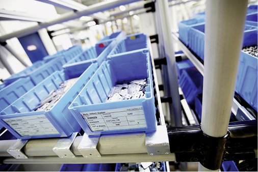 



Bei H & W Holzfensterproduktion führte die Installation eines mehrstufigen Kanban-Systems auch zu reduzierten Suchzeiten und gesteigertem Durchsatz.
